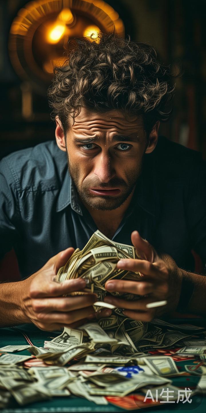 随着投注金额逐渐增加，玩家逐渐失去了冷静判断的能力