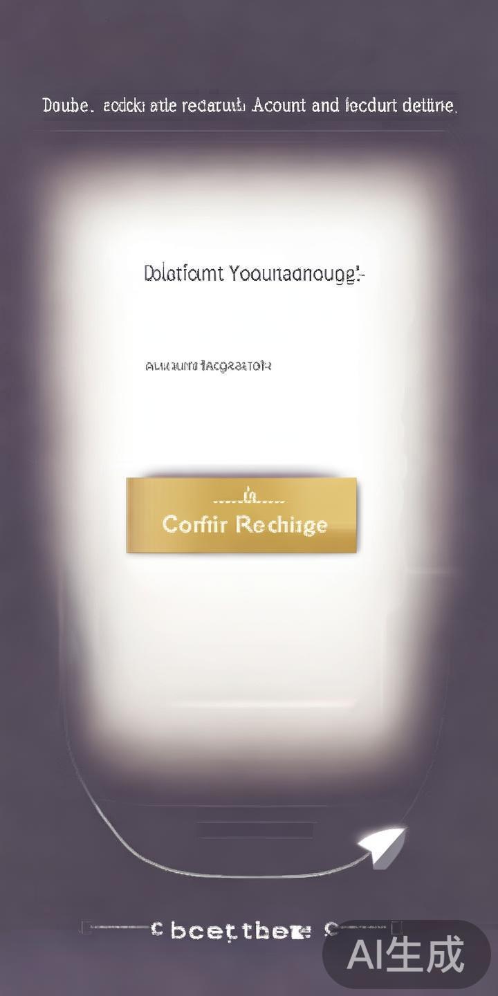 确认充值信息
在提交支付前，请仔细核对充值金额及